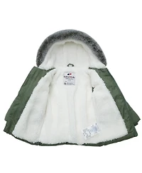 Rokka&Rolla Baby Boys Sherpa Lined Puffer Jacket Winter Coat