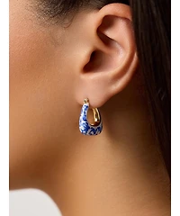 Ana Luisa - Statement Earrings - Dakota Marble Blue
