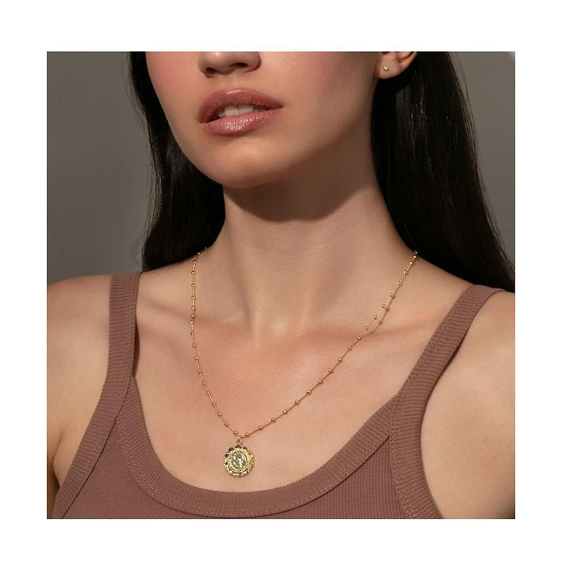 14k Gold-Plated Atocha Pendant Necklace