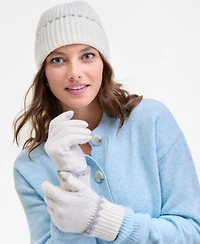 On 34th Ribbed Beanie & Gloves Boxed Set, Macy's Exclusive