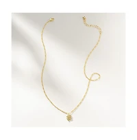 Uncommon James 14k Gold-Plated Four Leaf Clover Necklace