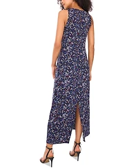 Vince Camuto Women's Printed Sleeveless Keyhole Back Maxi Dress