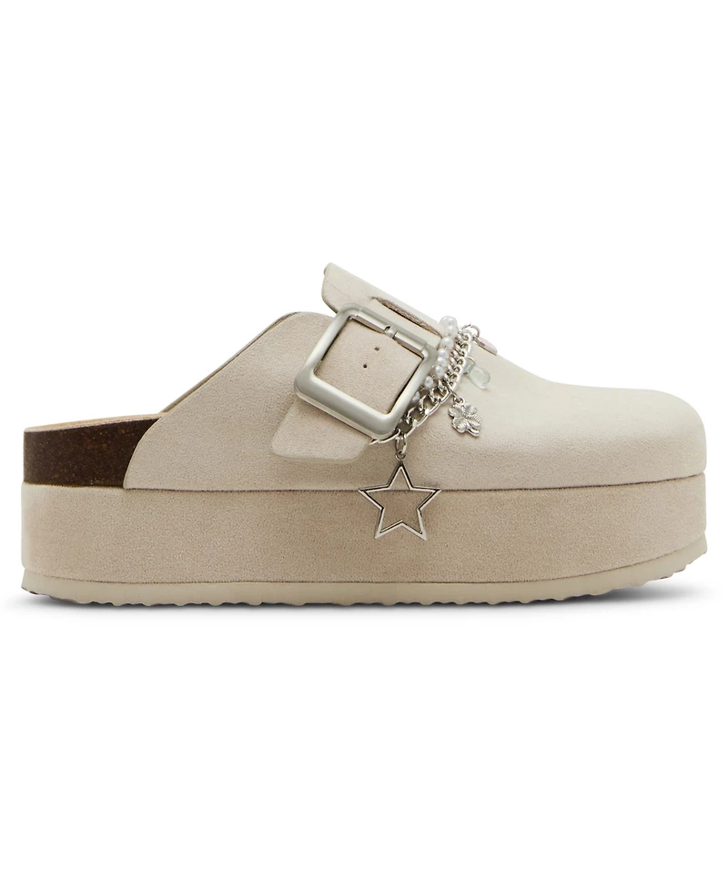 Madden Girl Women's Luna Cb Charm Platform Buckle Clogs