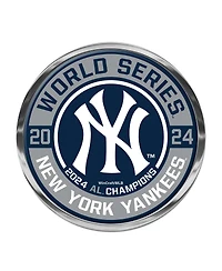 Wincraft New York Yankees 2024 American League Champions Domed Metal Auto Emblem