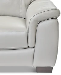 Cobbie Leather 89" Sofa, Macy's Exclusive