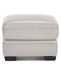 Cobbie Leather 24" Chair Ottoman, Exclusively at Macy's