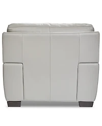 Cobbie Leather 46" Chair, Macy's Exclusive