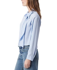 Dee Ocleppo Women's Soraya Solid-Color Scarf-Neck Top