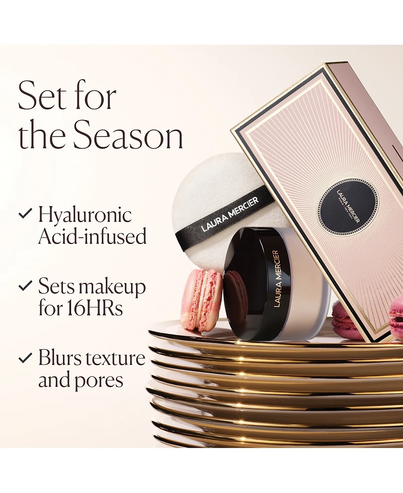 Laura Mercier 2-Pc. Indulgent Icons Translucent Loose Setting Powder Ultra-Blur & Puff Set