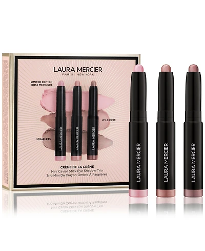 Laura Mercier 3-Pc. Creme de la Creme Mini Caviar Stick Eye Shadow Set