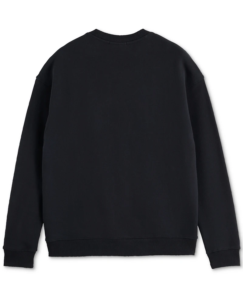 Scotch & Soda Men's Relaxed Fit Long Sleeve Logo Graphic Sweatshirt