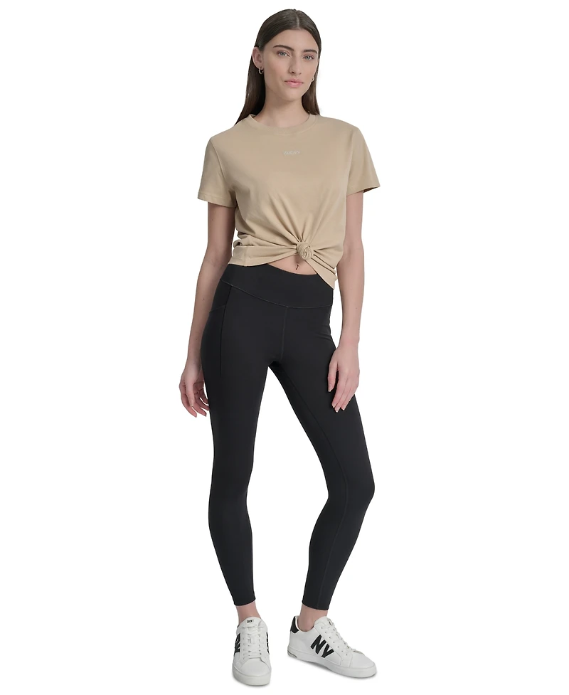 Dkny Women's Studded-Logo T-Shirt