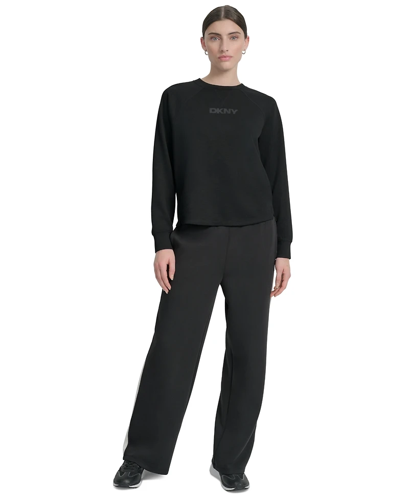 Dkny Women's Highline Scuba Crewneck Pullover