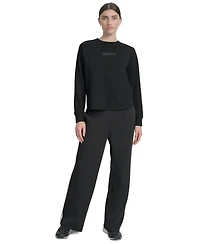 Dkny Women's Highline Scuba Crewneck Pullover