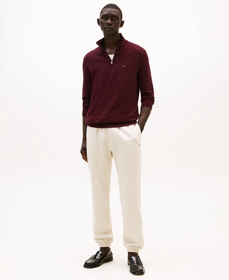Tommy Hilfiger Men's Quarter-Zip Pullover Knit Sweater
