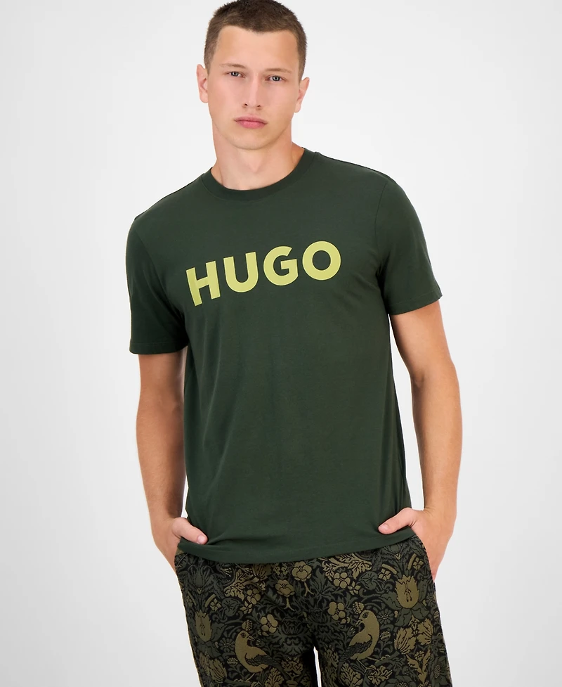 Hugo Boss Men's Dulivio Short Sleeve Crewneck Graphic T-Shirt
