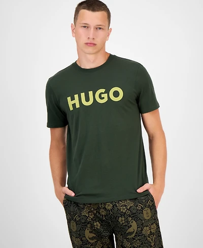 Hugo Boss Men's Dulivio Short Sleeve Crewneck Graphic T-Shirt