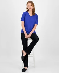 Eileen Fisher Women's V-Neck Cotton T-Shirt