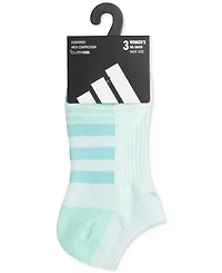 adidas Women's 3-Pk. Cushioned 3.0 No Show Socks 5160369A