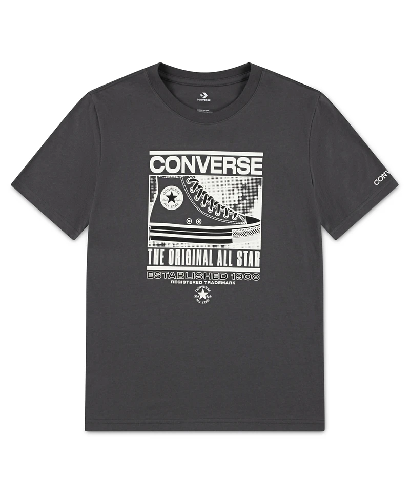 Converse Big Boys Static Background Sneaker T-Shirt