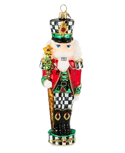 MacKenzie-Childs Courtly Classic Nutcracker Ornament