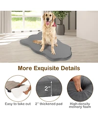 Akiudex orthopedic dog bed with memory foam support for large dogs