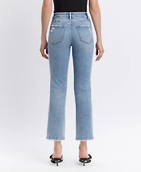 Flying Monkey Women's High Rise Straight Jeans