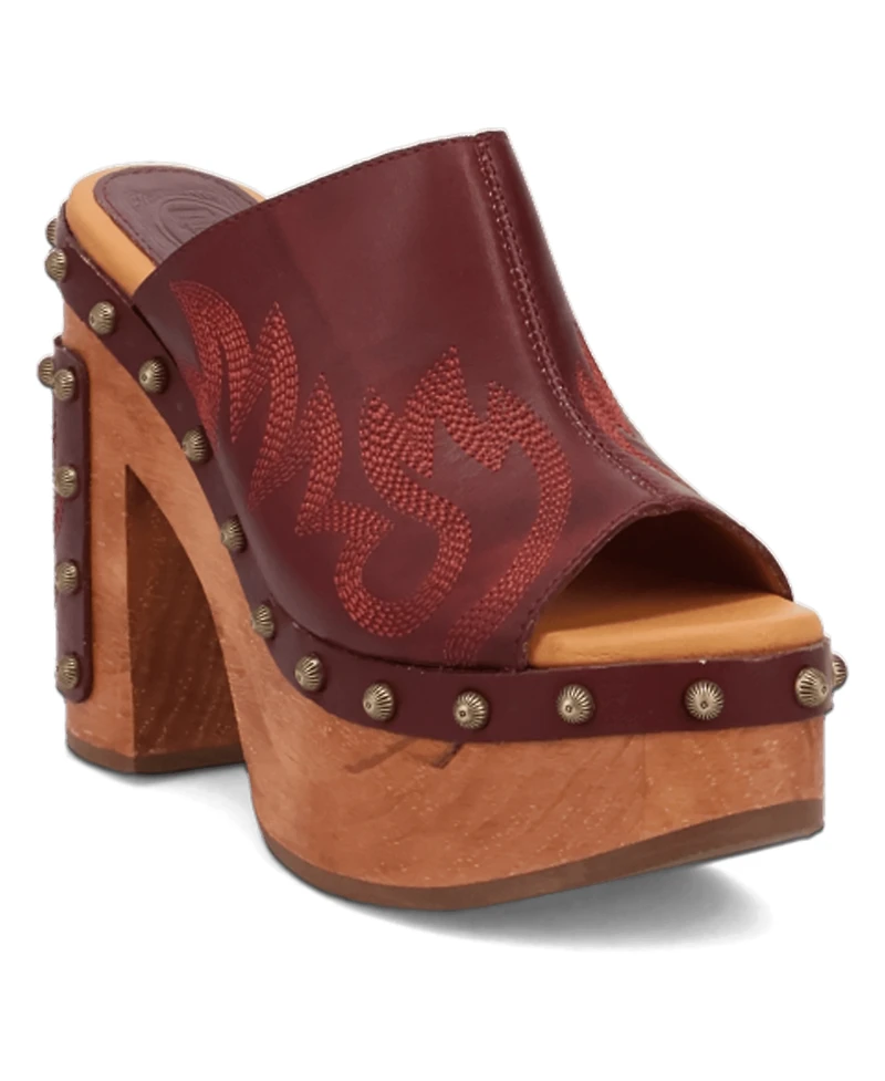 Dingo Women's Free Spirit Wooden Sandal