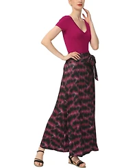kimi + kai Women's Belted Pull On Maxi Skirt
