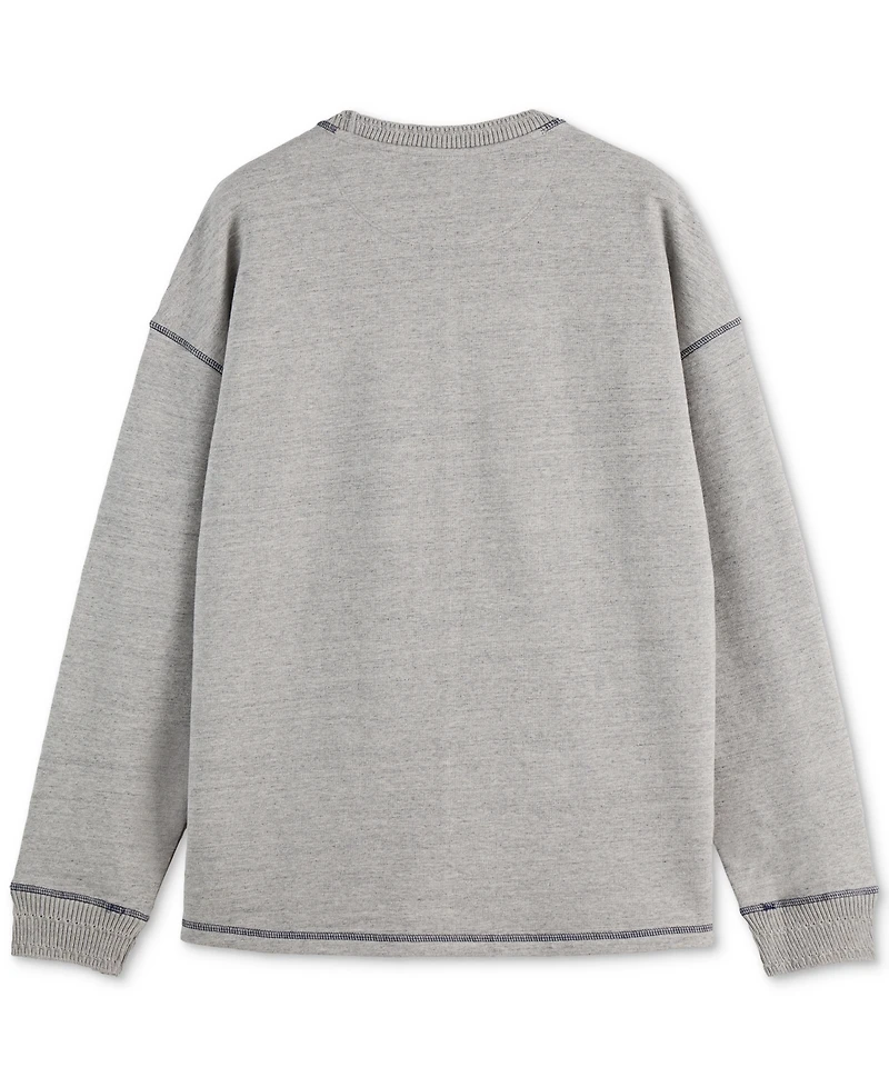 Scotch & Soda Men's Relaxed Fit Long Sleeve Logo Sweatshirt
