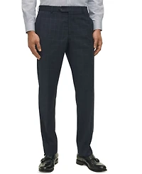 Brooks Brothers Men's Classic-Fit Windowpane Suit Pants