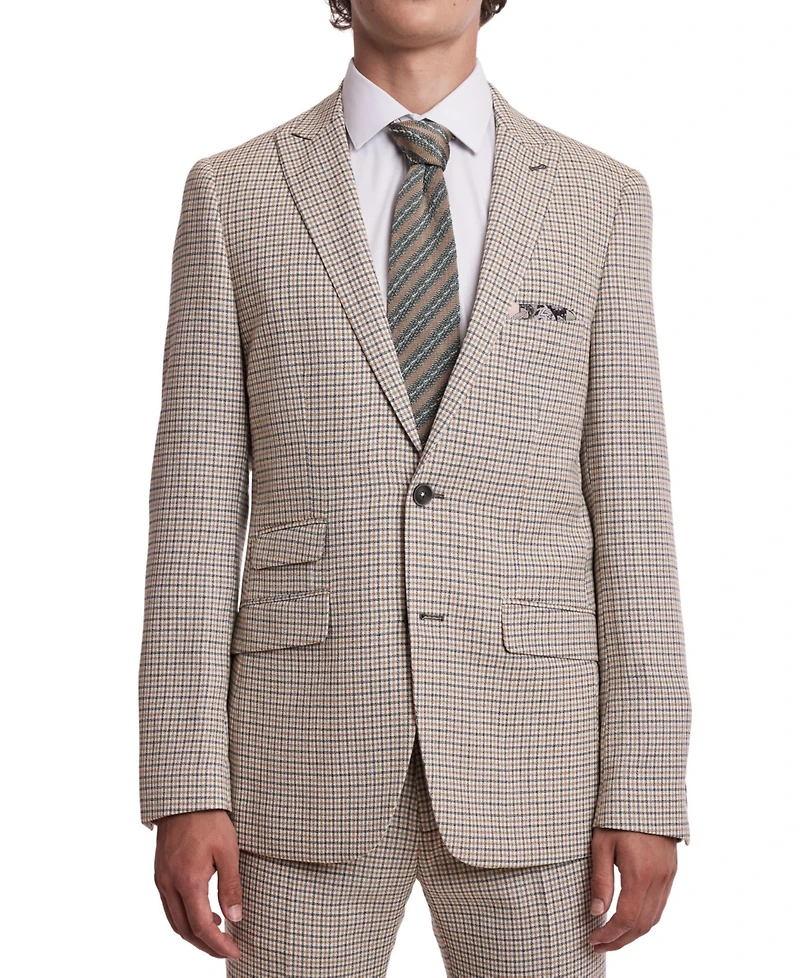 Paisley & Gray Men's Ashton Slim Fit Plaid Jacket