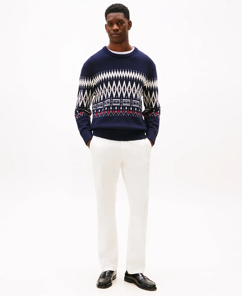 Tommy Hilfiger Men's Denton Slim Straight Fit Corduroy Chinos