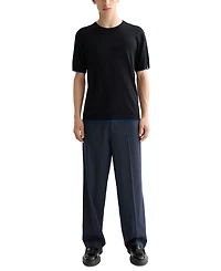 Scotch & Soda Men's Relaxed Fit Short Sleeve Textured T-Shirt