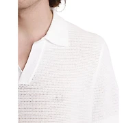 Paisley & Gray Men's Slim Fit Short Sleeve Open Collar Polo Shirt