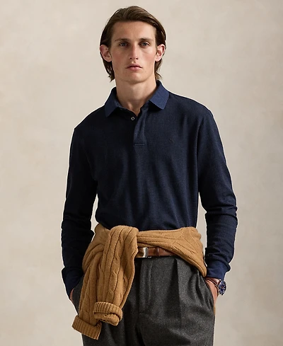 Polo Ralph Lauren Men's Classic-Fit Glen Plaid Jersey Shirt