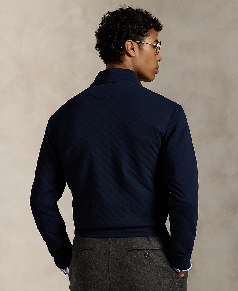 Polo Ralph Lauren Men's Quilted Double-Knit Jersey Pullover