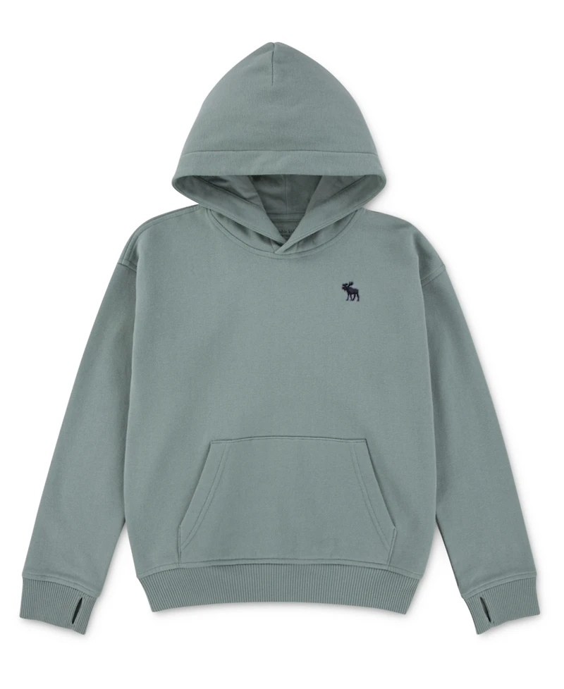 abercrombie kids Boys Essential Fleece Pullover Hoodie
