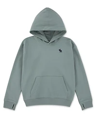 abercrombie kids Boys Essential Fleece Pullover Hoodie