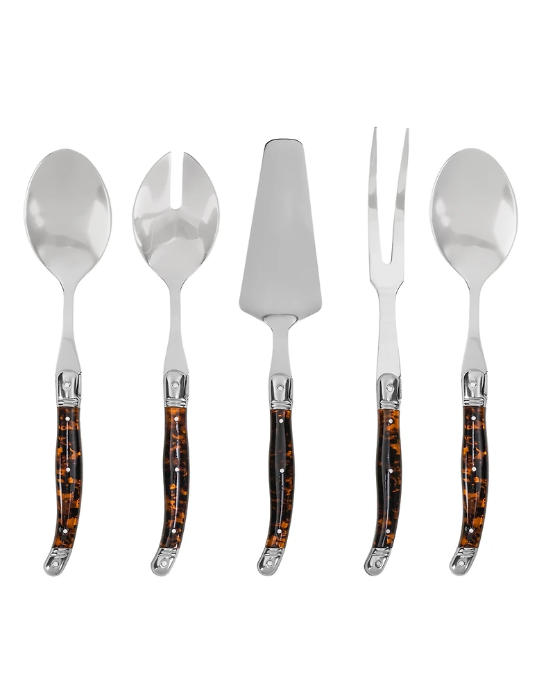 French Home Laguiole Tortoise Shell 5-Pc. Hostess Set