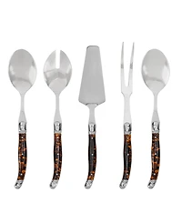 French Home Laguiole Tortoise Shell 5-Pc. Hostess Set