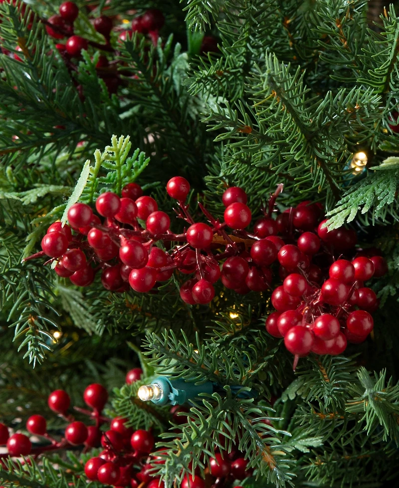 Balsam Hill 3 ft Outdoor Berry Pre-Lit Potted Tree