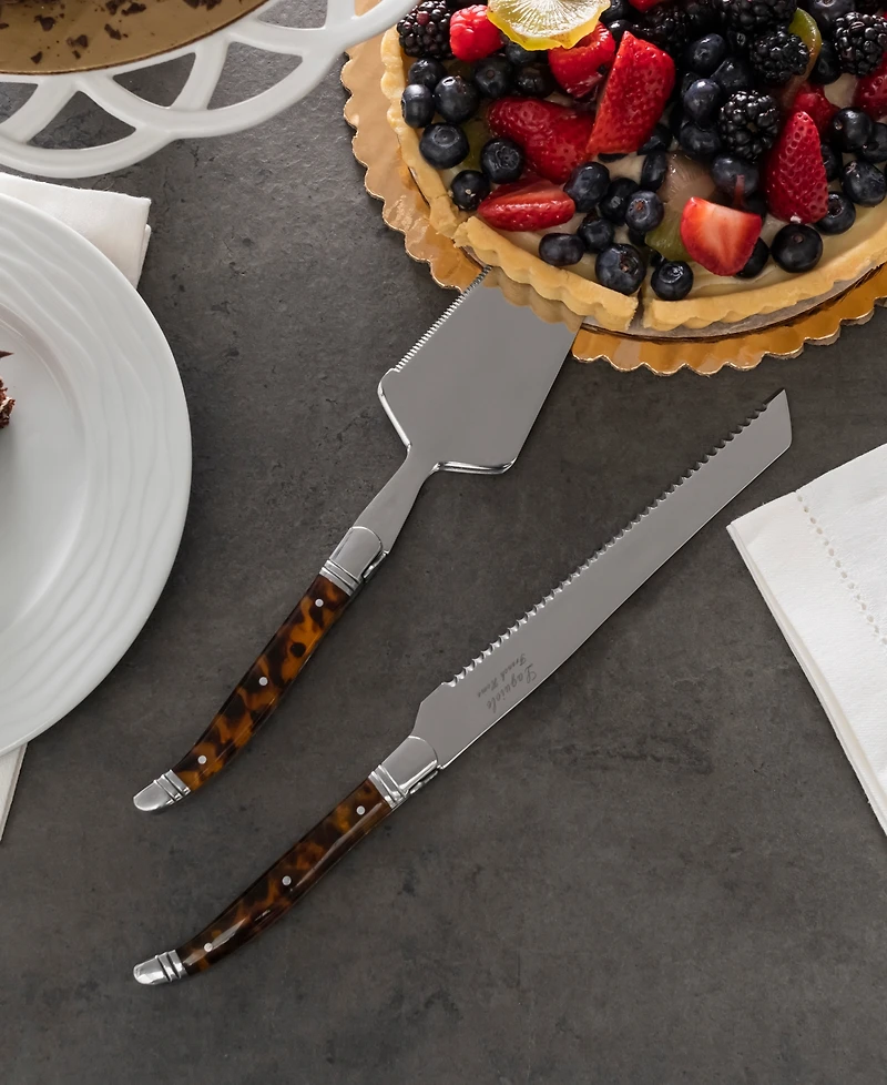 French Home Connoisseur Laguiole 2-Pc. Cake and Pie Server Set