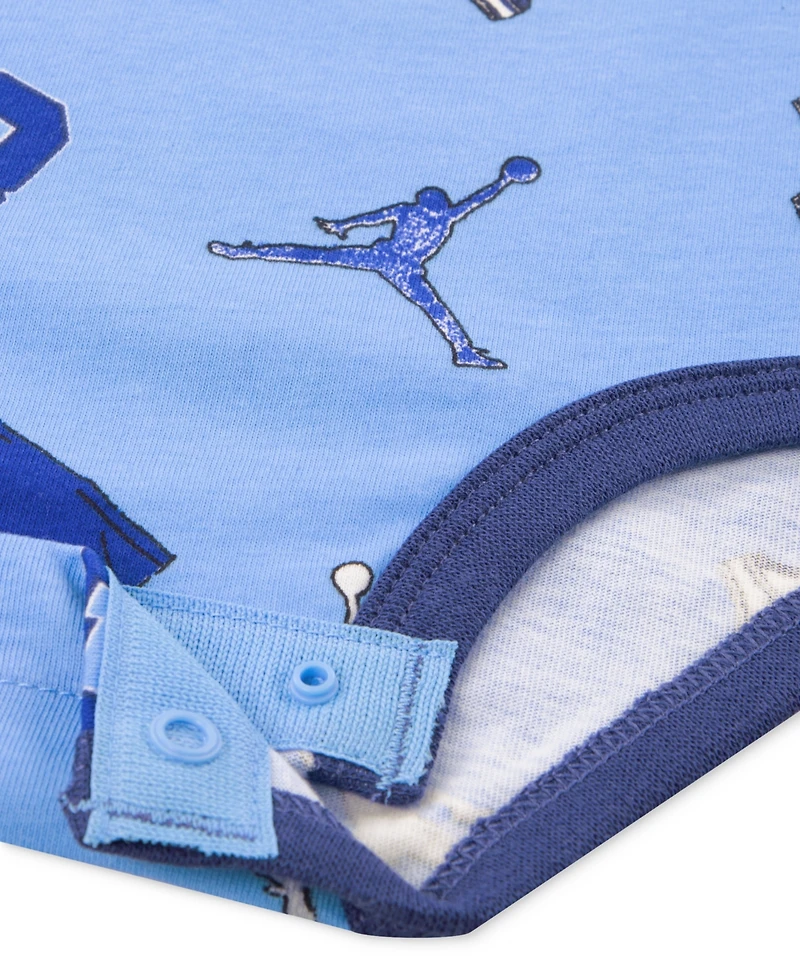 Jordan Baby 3-Pack Short-Sleeve Jersey Bodysuits