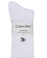 Calvin Klein Women's 3-Pk. Embroidered Logo Crew Socks CJW251CR02