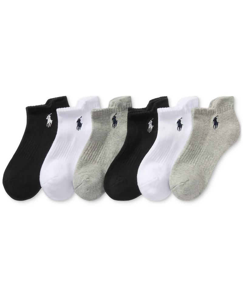 Polo Ralph Lauren Women's 6-Pk. Low-Cut Half-Cushion Tab Socks 727998PK2Z