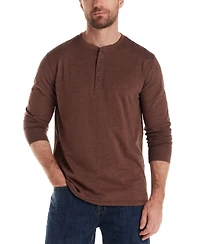 Weatherproof Vintage Men's Long-Sleeve Jersey Henley Shirt