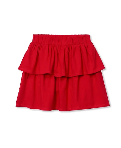 Lands' End Girls Tiered Knit Skort