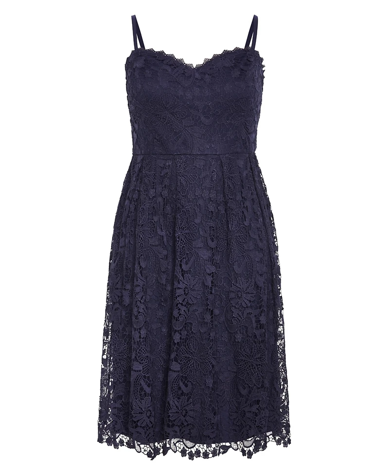 City Chic Women's Scarlet Lace Dress