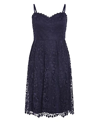 City Chic Women's Scarlet Lace Dress